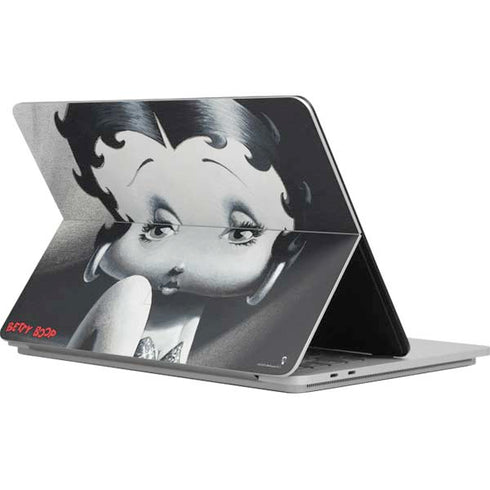 Betty Boop Black and White Surface Laptop Studio Skin